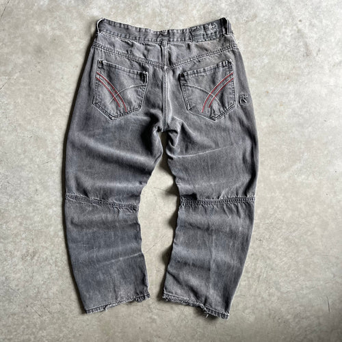 Y2K Rocawear R+ Faded Black Baggy Jeans