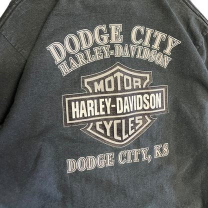 Y2K Harley Davidson Dodge City L/S Tee