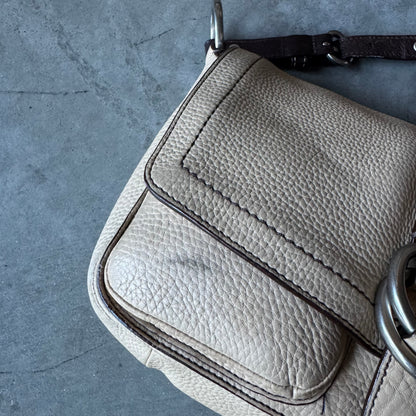 Y2K Coach Chelsea Field Bag Ivory