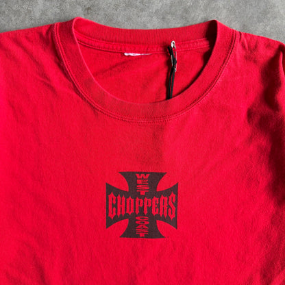Y2K West Coast Choppers Red Tee