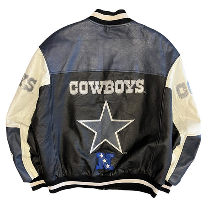 Vintage Dallas Cowboys Carl Banks Leather Jacket