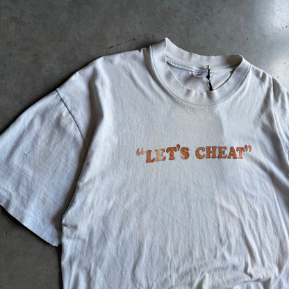Vintage NOS Energy “Let’s Cheat” Gag Tee