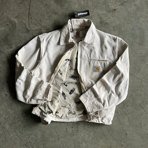 Vintage Carhartt ‘JS1207’ Natural Sheet Lined Detroit Jacket