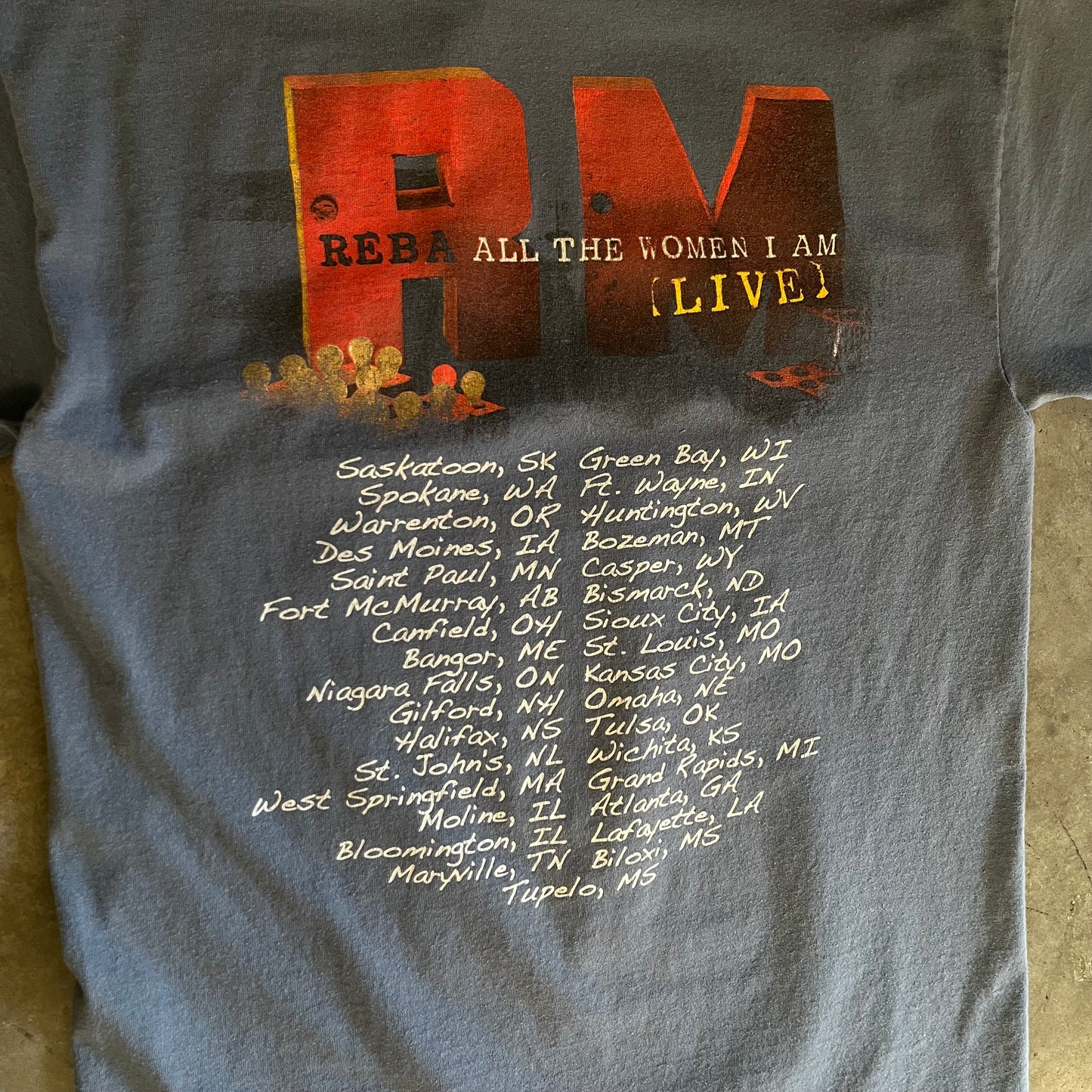 Y2K Reba All The Women I Am Live Tee