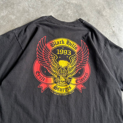 Vintage Sturgis ‘93 Biker Gang Lightning T Shirt
