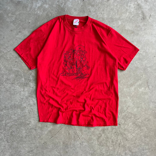 Vintage Y Day Camp Red Tee