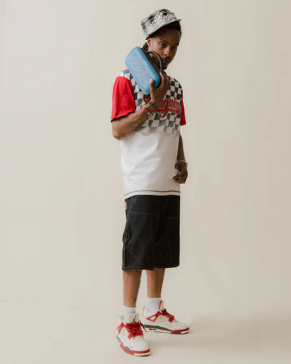 Brigade - Raw Denim Double Knee Shorts - Denim