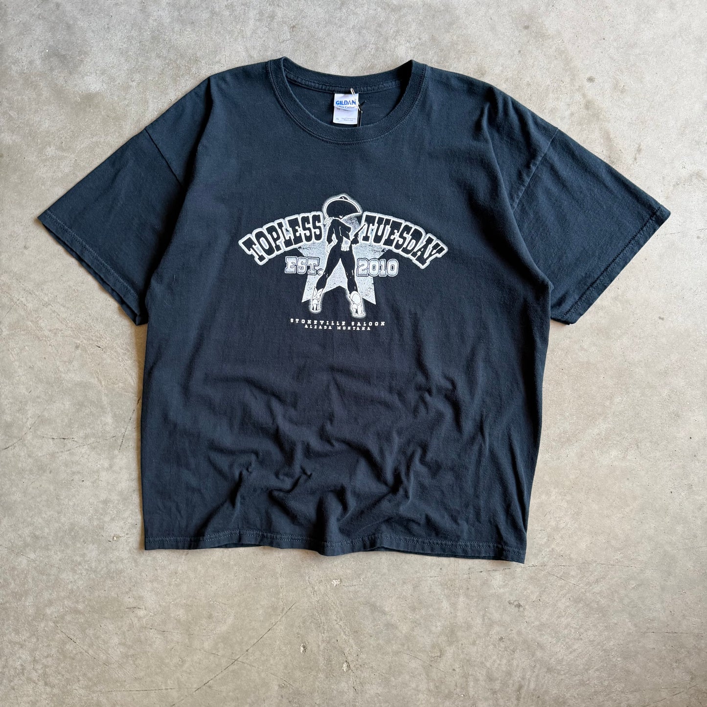 Stoneville Saloon “Topless Tuesday” Naked Lady Tee