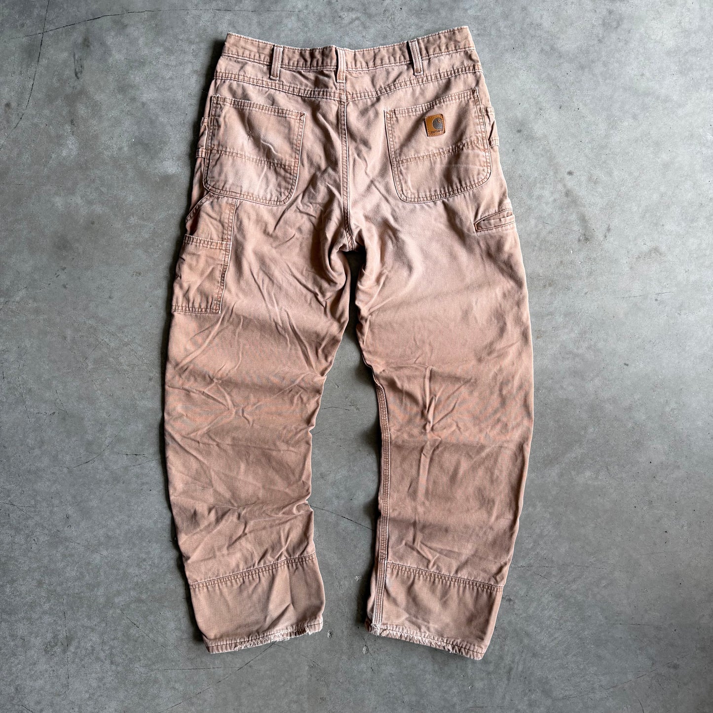 Vintage Carhartt B183 BUC Tan Double Knee Carpenter Jeans