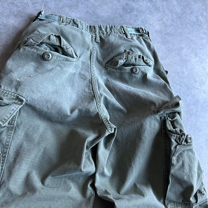 Vintage Military Green Cargo Pants