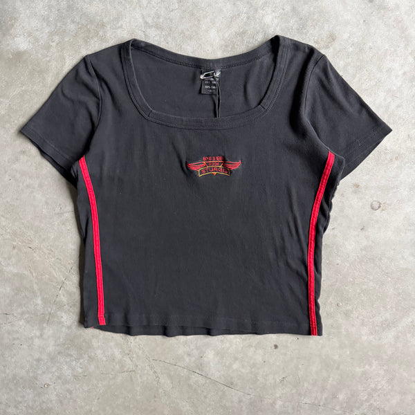 Y2K Women’s ‘04 Sturgis Rally Week Embroidered Logo Tee