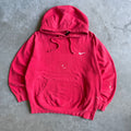 Y2K Nike Paint Splattered Red Hoodie
