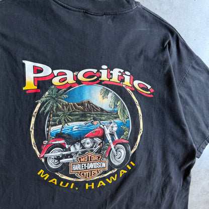 Vintage Hawaii Harley Davidson Eagle ‘One With The Wind’ Tee