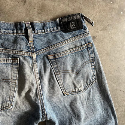 Vintage Women’s Levi’s L2 Piped Thrashed Skater Jeans