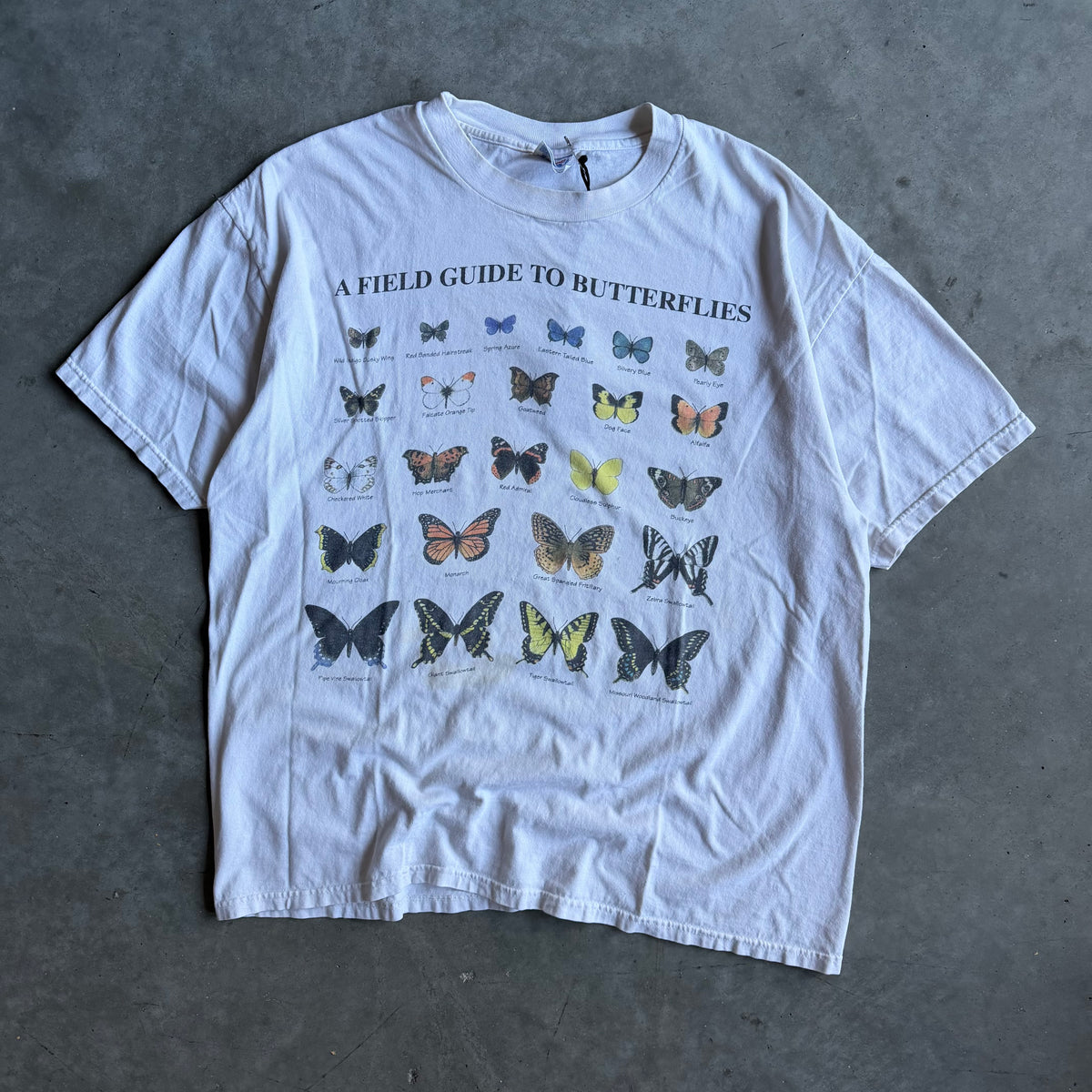 Vintage Field Guide To Butterflies Tee