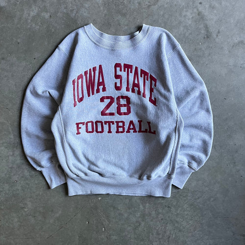Vintage Iowa State Football #28 Champion Reverse Weave
