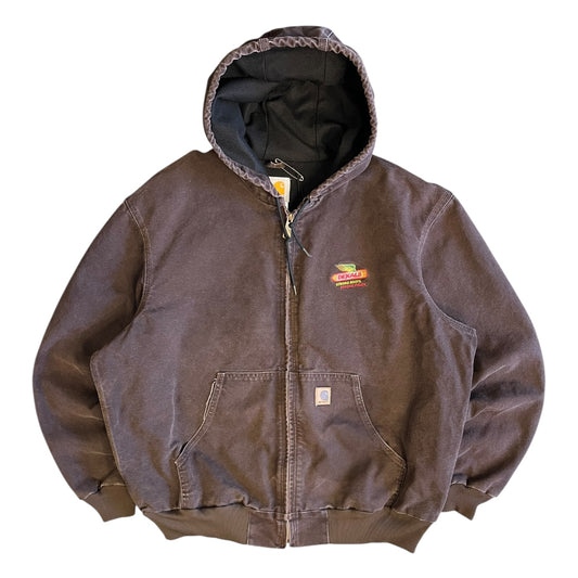 Carhartt ‘J25 DKB’ Dark Brown Thermal Lined Active Jacket