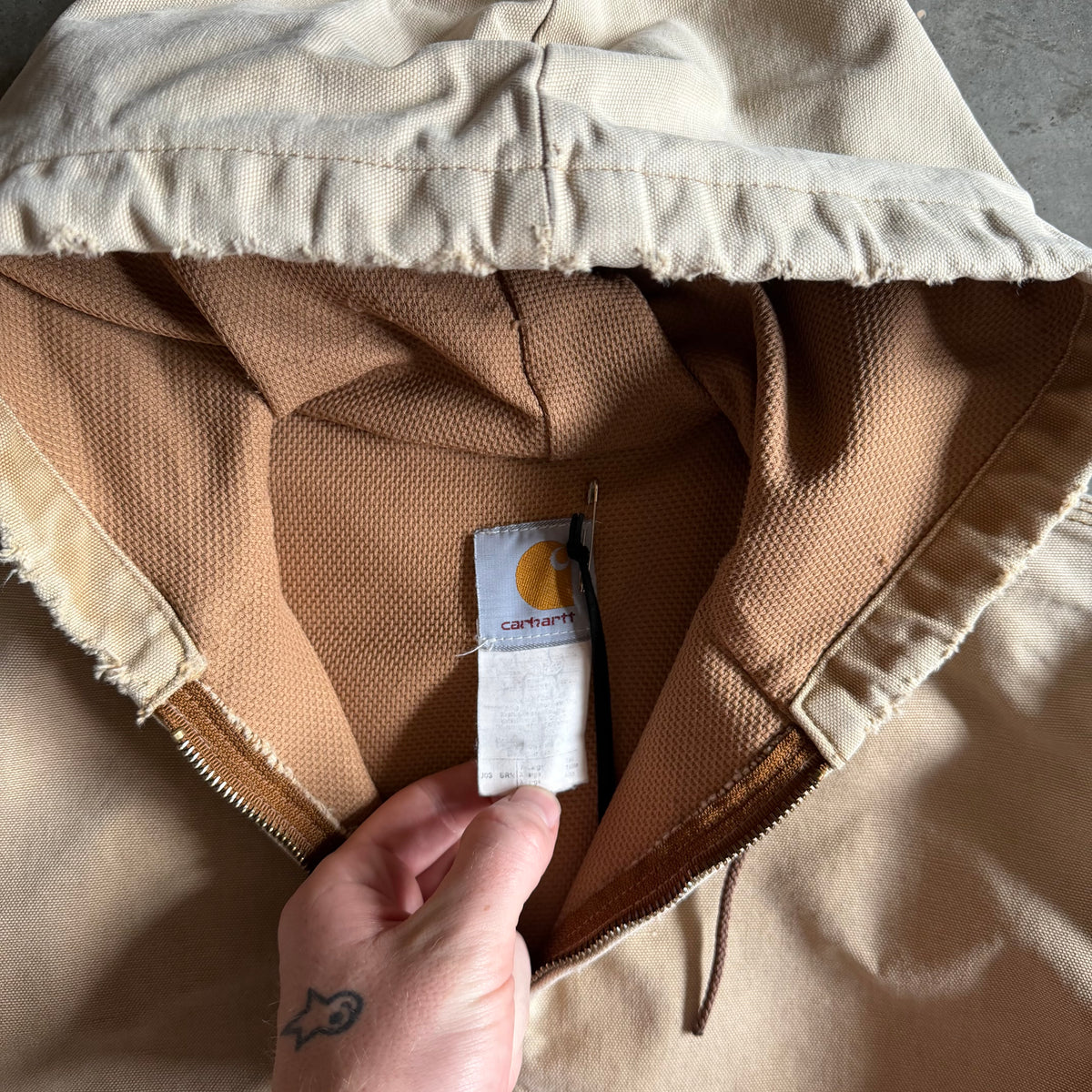 Carhartt ‘J03 BRN’ Thermal Lined Faded Brown Active Jacket