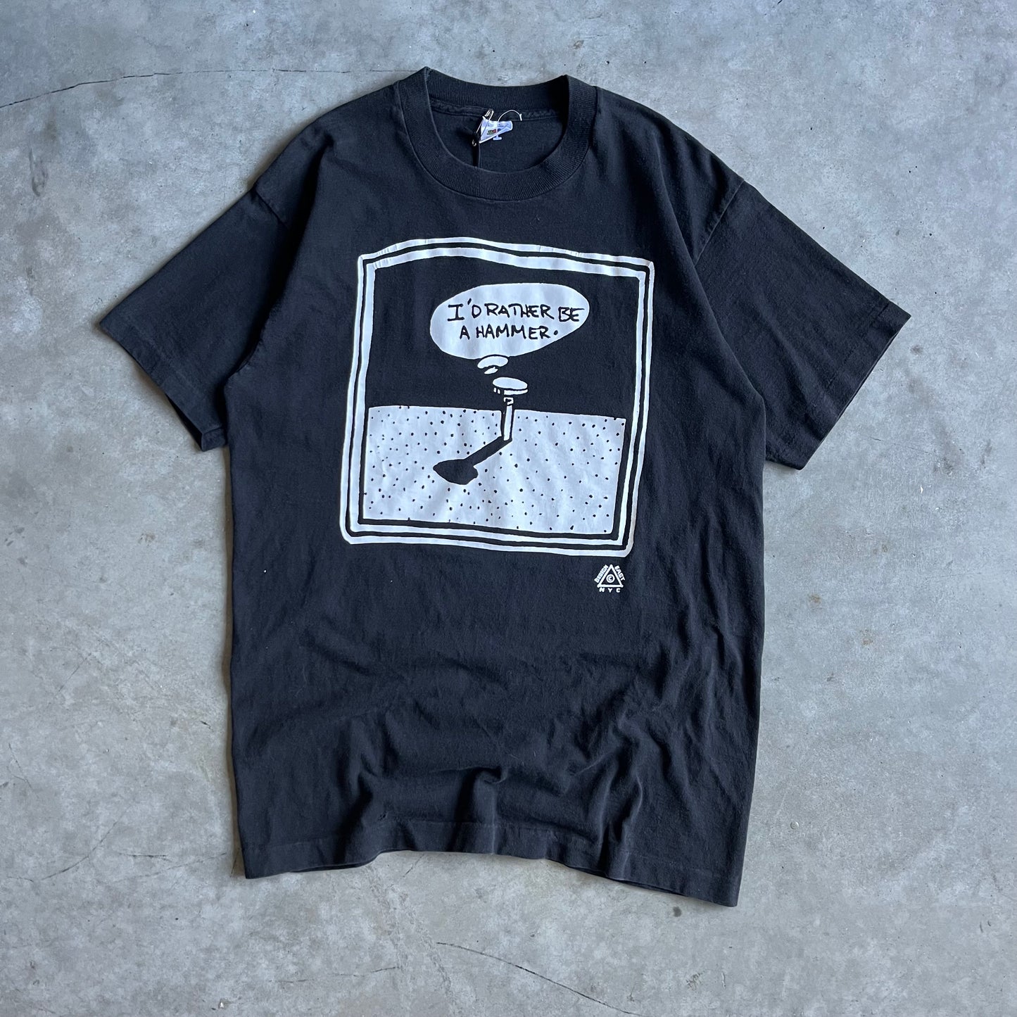 Vintage Design East NYC ‘I’d Rather Be A Hammer’ Art Tee