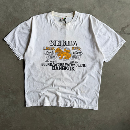Y2K Singha Lager Beer Logo Tee