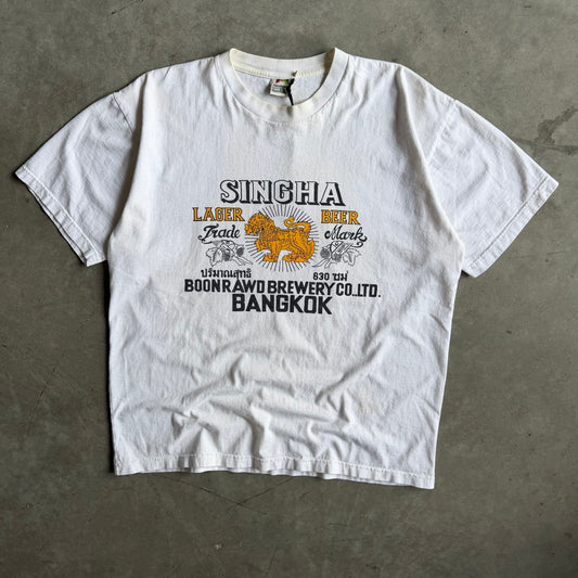 Y2K Singha Lager Beer Logo Tee