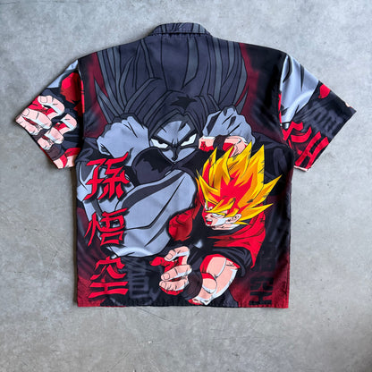 Vintage ODM Dragonball Z Goku Button Down Shirt