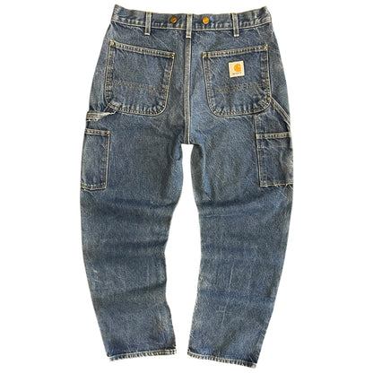 Carhartt ‘B07 DNM’ Denim Double Knees w/ ISU Patch