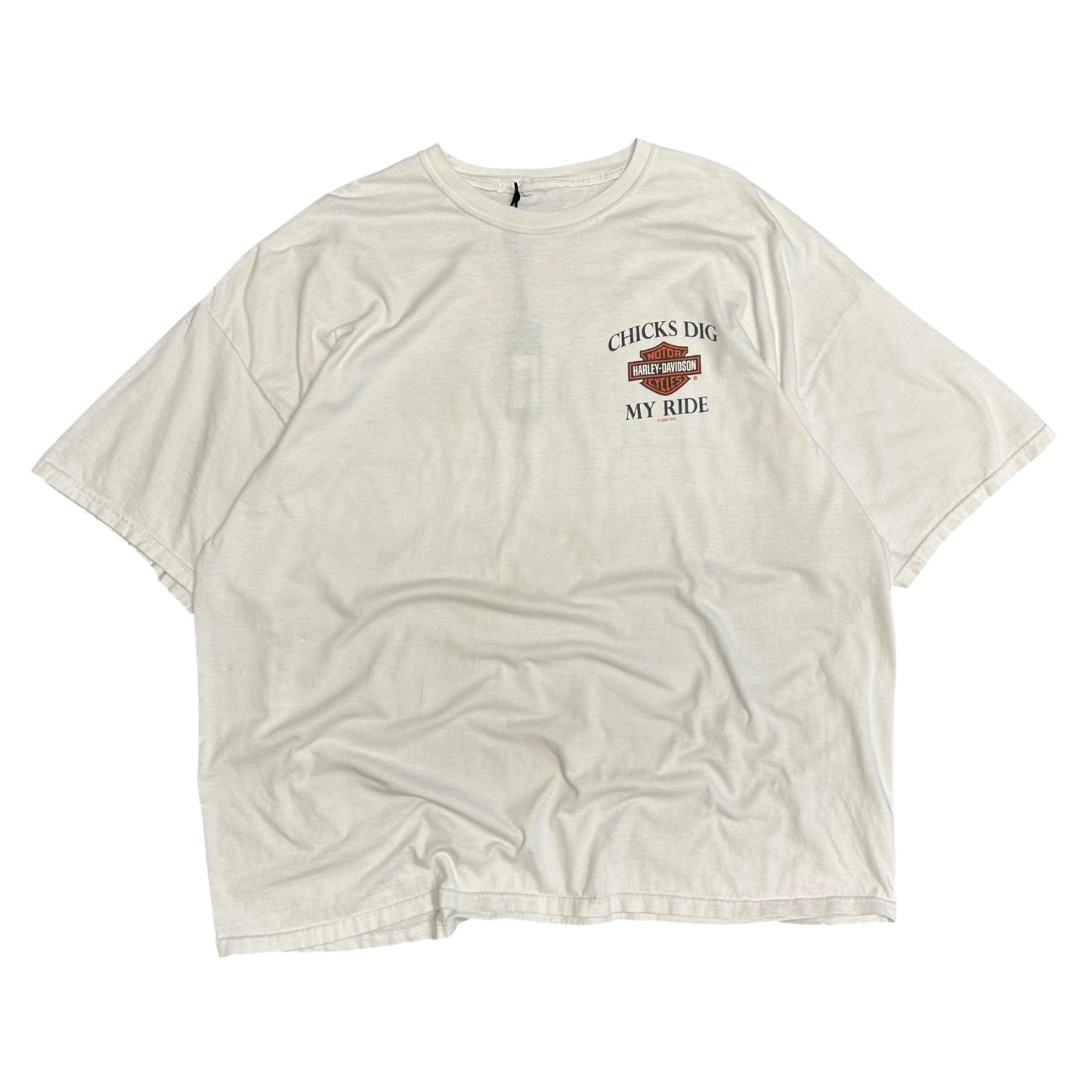 Y2K Harley Davidson Chicks Dig My Ride Tee