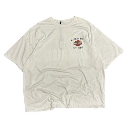 Y2K Harley Davidson Chicks Dig My Ride Tee