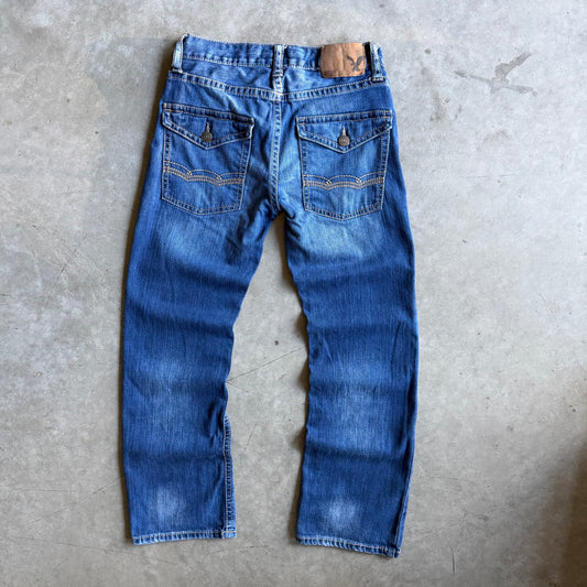 Y2K American Eagle Dark Blue Washed Jeans