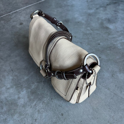Y2K Coach Chelsea Field Bag Ivory