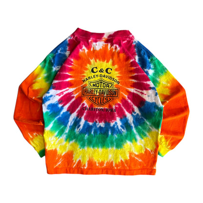 Vintage Youth Harley Davidson Tie Dye Longsleeve