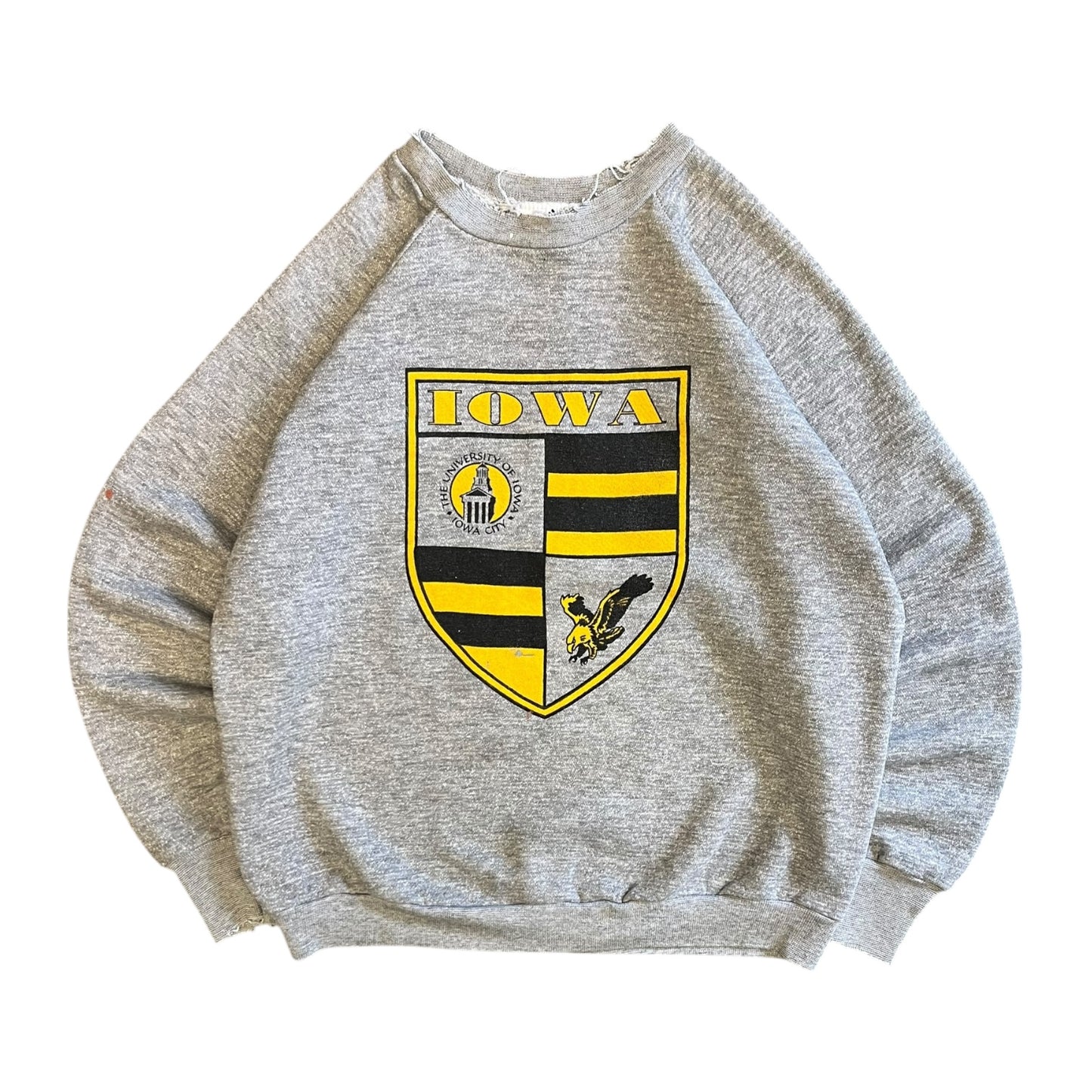 Vintage University Of Iowa Big Crest Sweatshirt