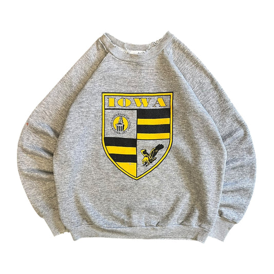 Vintage University Of Iowa Big Crest Sweatshirt