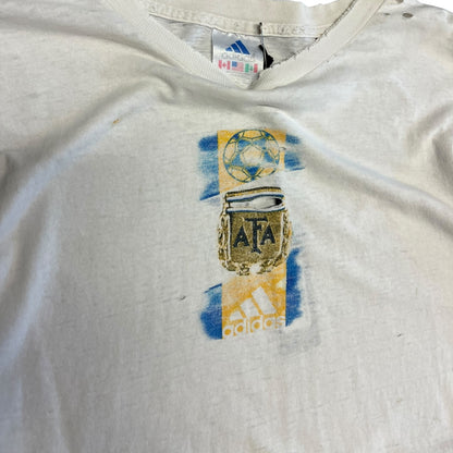 Y2K AFA Adidas Distressed Tee