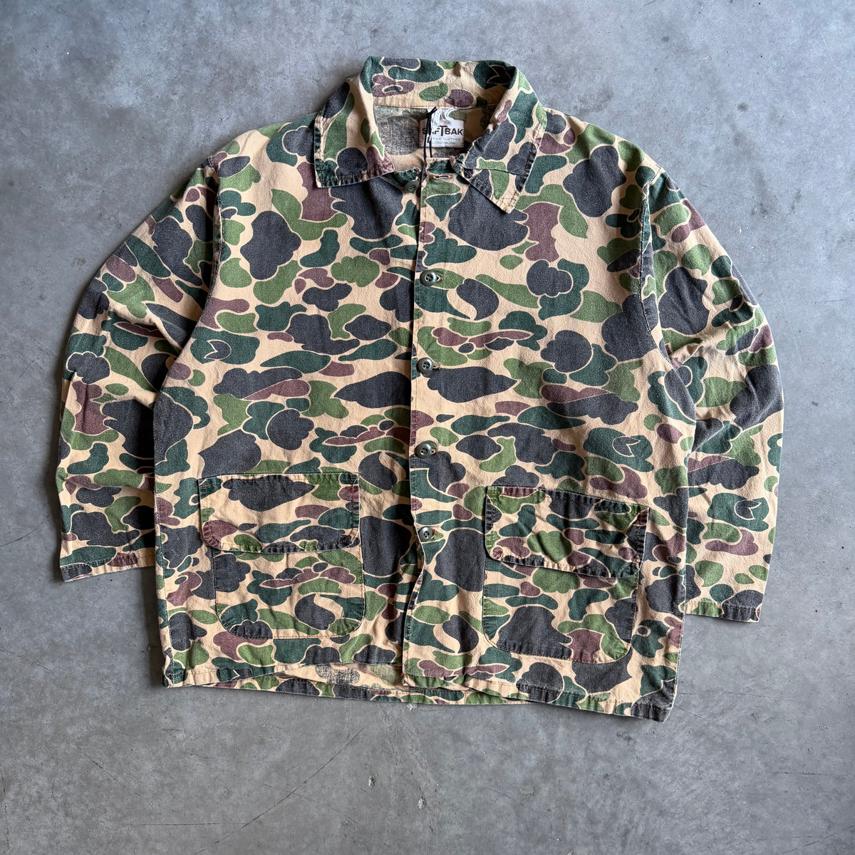 Vintage SafTBak Duck Camo Chore Shirt