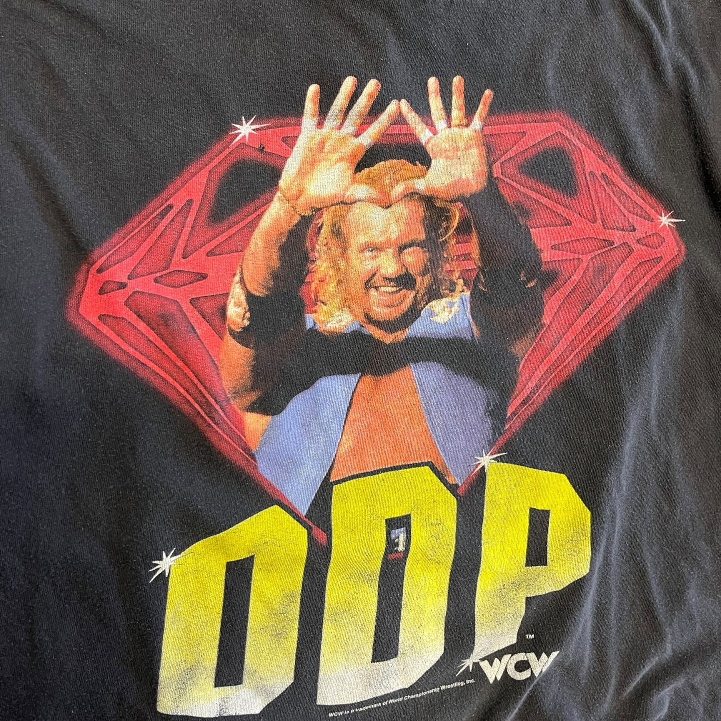 Vintage WCW DDP Diamond Hands T Shirt