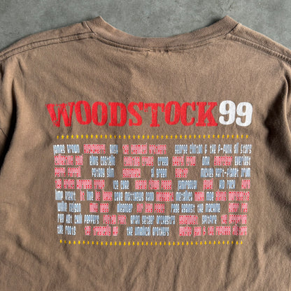 Vintage Woodstock 1999 Stars & Stripes VW Bus Tee