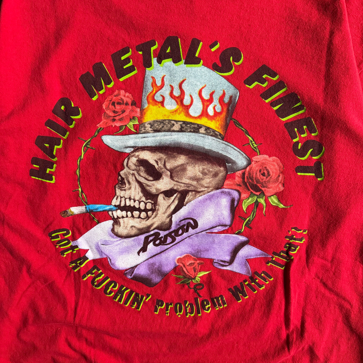 Vintage Poison ‘Glam, Slam, Kings Of Noise’ Band T Shirt