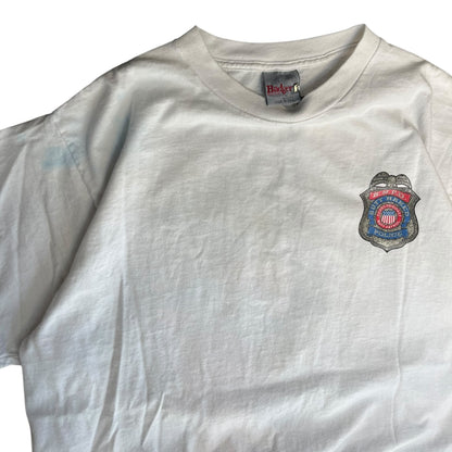 Vintage Butt Naked Law Enforcement Troll Kids Tee