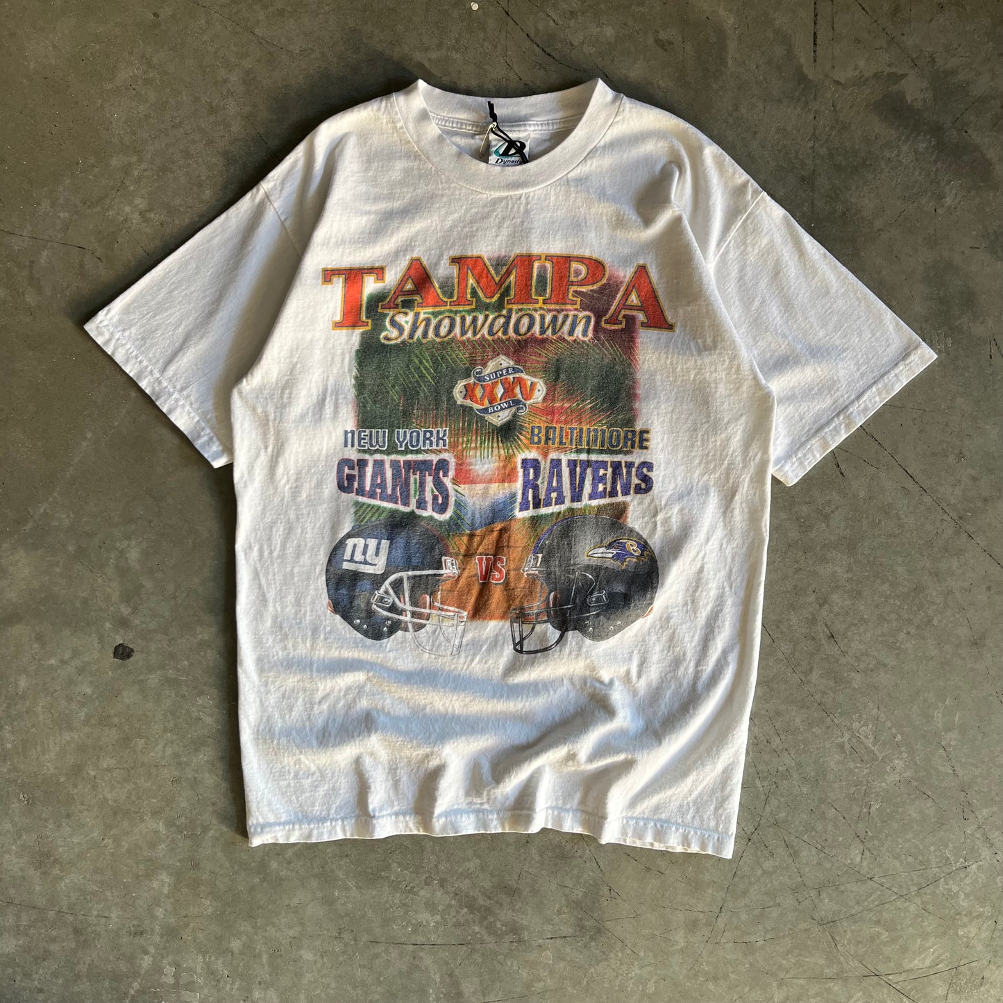 NFL Super Bowl XXXV Giants vs Ravens T Shirt