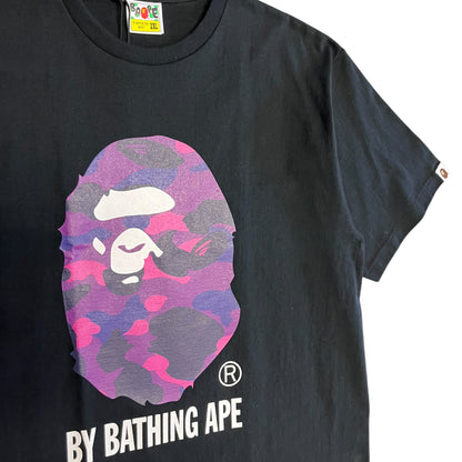 A Bathing Ape Purple Camo Big Head T Shirt