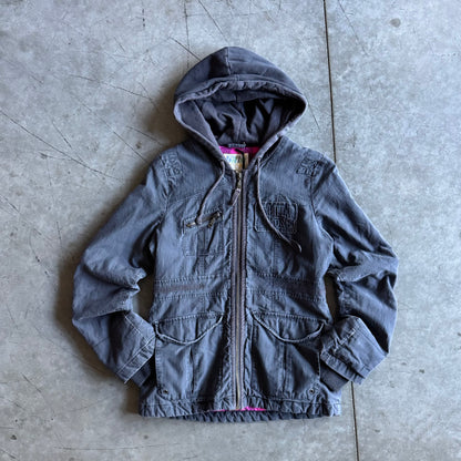 Women’s Y2K Billa Bong Military Cargo Parka Bella Swan Core