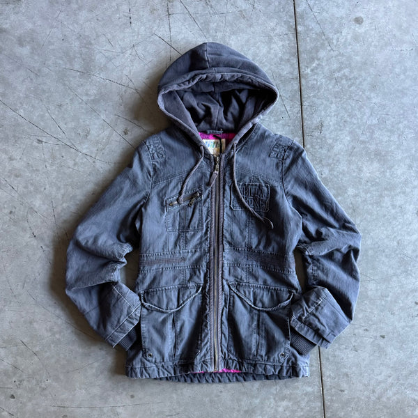 Women’s Y2K Billa Bong Military Cargo Parka Bella Swan Core