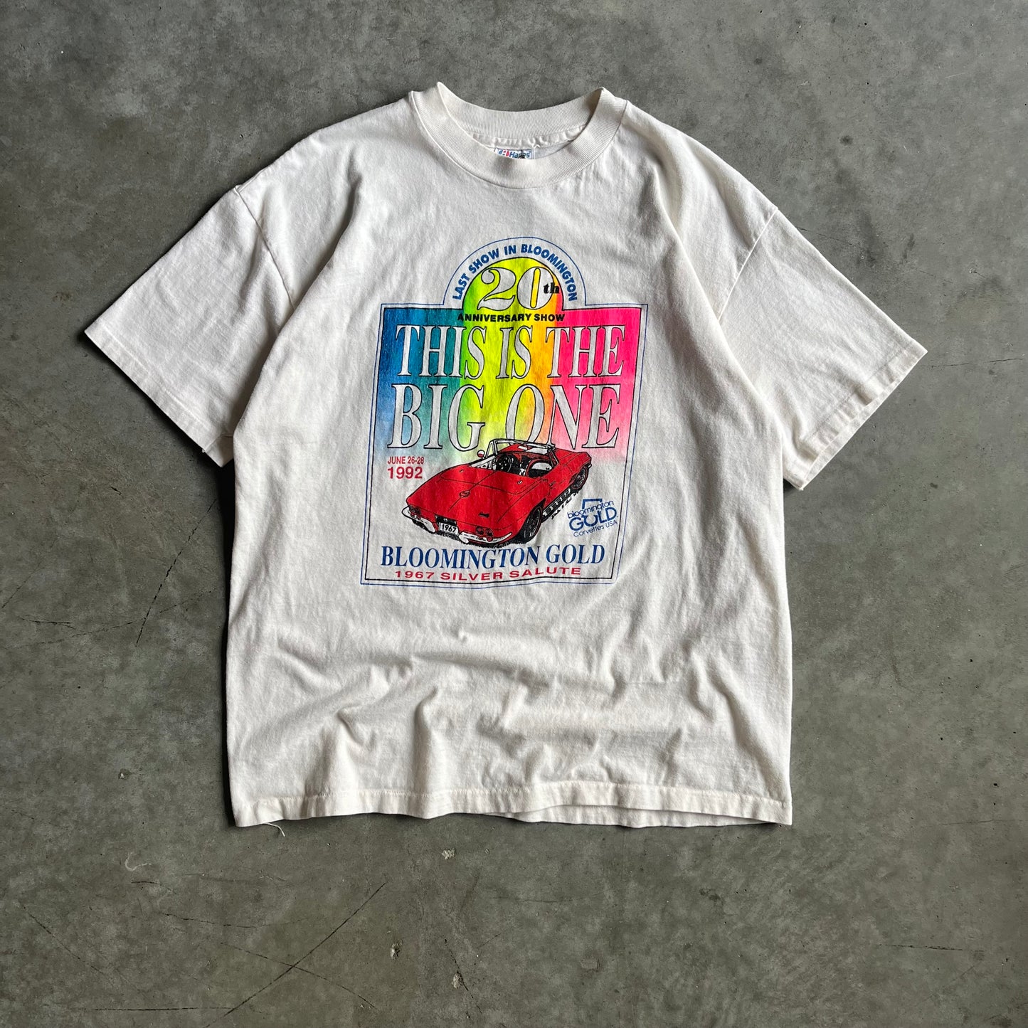 1992 Bloomington Car Show Silver Salute Tee
