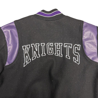2007 Black & Purple Wendy’s Highschool Heisman Varsity Jacket