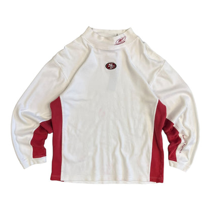 Y2K Reebok 49ers Mock Neck