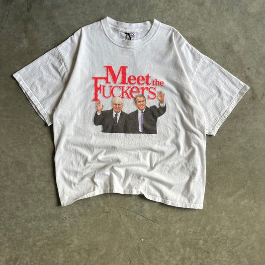 Vintage ‘Meet The Fuckers’ Bush Chaney Political Tee