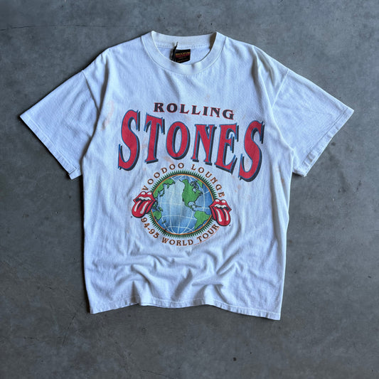 Vintage Rolling Stones Voodoo Lounge World Tour White Tee