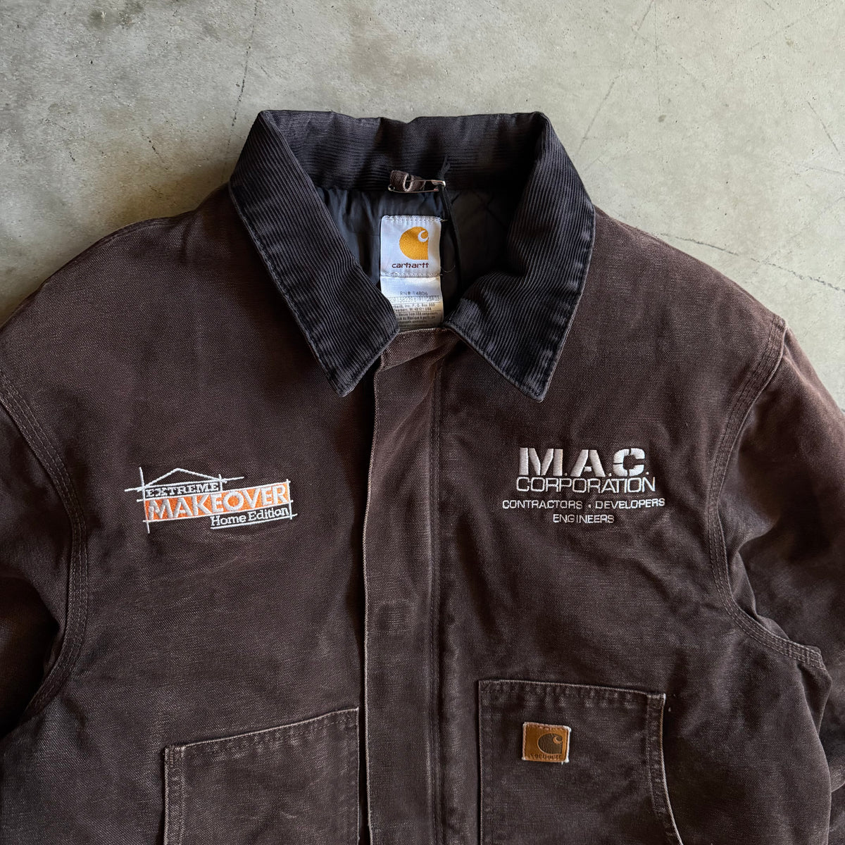 Carhartt ‘J22 DKB’ Dark Brown Extreme Makeover Arctic Jacket
